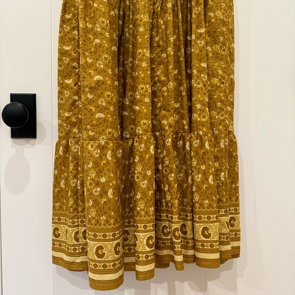 🌼Christy Dawn Basil Dress Goldenrod Floral Print 100% Organic… - Picture 3 of 8